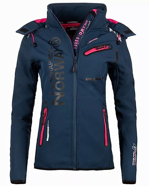 Geographical Norway Softshelljacke Damen Outdoor Jacke bareine navy XXL mit günstig online kaufen