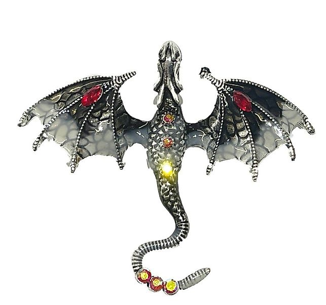 Westernlifestyle Brosche Mystische Anstecknadel Brosche Drachen Dragon günstig online kaufen