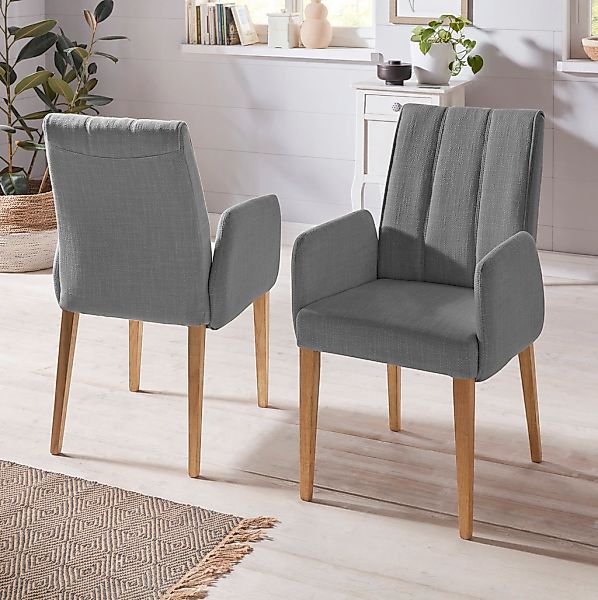 INOSIGN Armlehnstuhl () (1 Stück) Rückenlehne mit Steppung günstig online kaufen