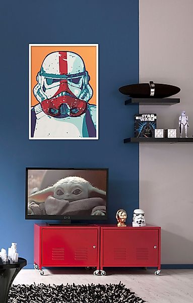 Komar Bild "Mandalorian Pop Art Stormtrooper" Disney  Star Wars 1 Stk. tlg. günstig online kaufen
