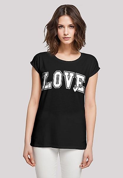 F4NT4STIC T-Shirt Love University Valentinstag Herz Premium Qualität günstig online kaufen