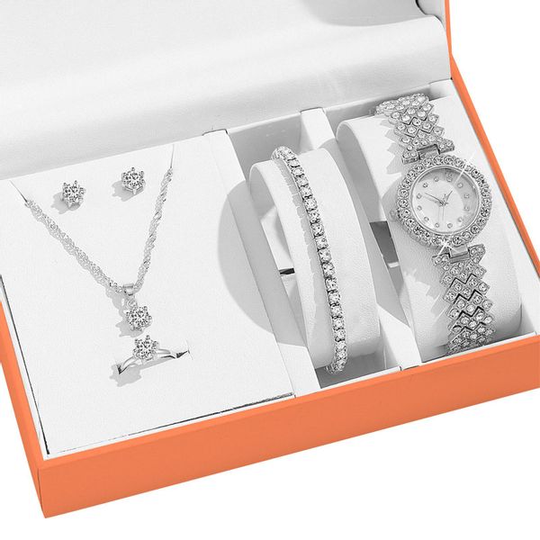 OKWISH Quarzuhr 5er Damen Schmuck Set günstig online kaufen
