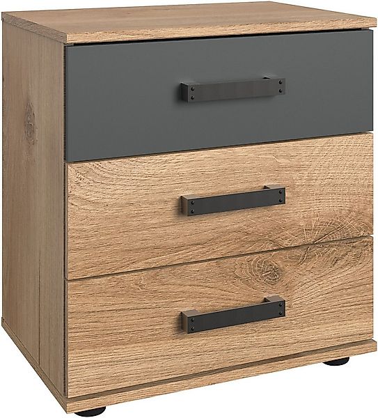 Wimex Nachttisch Stockholm, Nachtkommode 52cm breit, Made in Germany, Indus günstig online kaufen