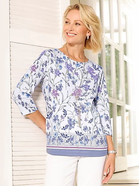 Classic Basics 3/4-Arm-Shirt "Rundhals-Shirt", 1 tlg. günstig online kaufen