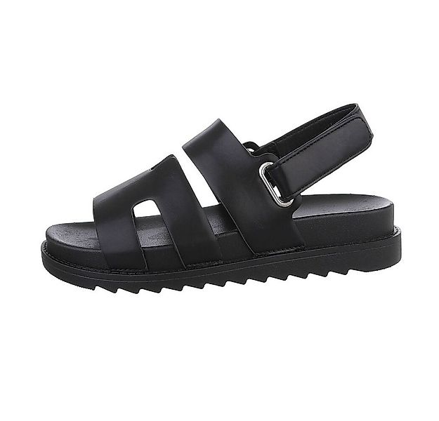 Ital-Design Damen Freizeit Riemchensandalette (85960171) Keilabsatz/Wedge K günstig online kaufen