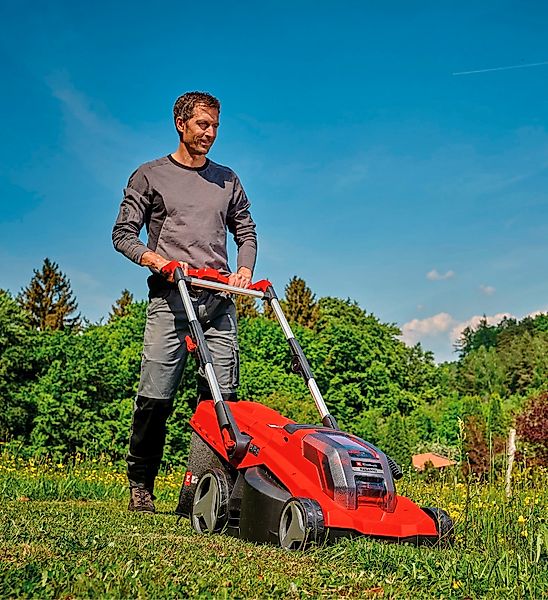 Einhell Akkurasenmäher "Einhell Power X-Change RASARRO 36/40", mit 2x Akku günstig online kaufen