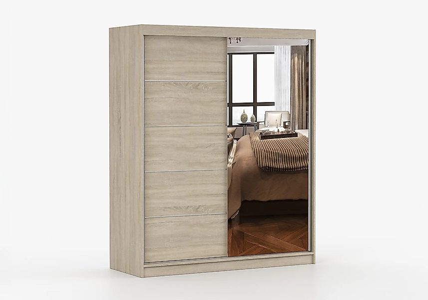 imoebel24 Schwebetürenschrank BONO 05 160 cm günstig online kaufen