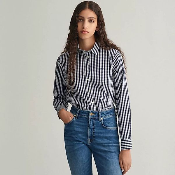 Gant Shirtbluse 4300215 Damen Bluse Regular Poplin Gingham günstig online kaufen