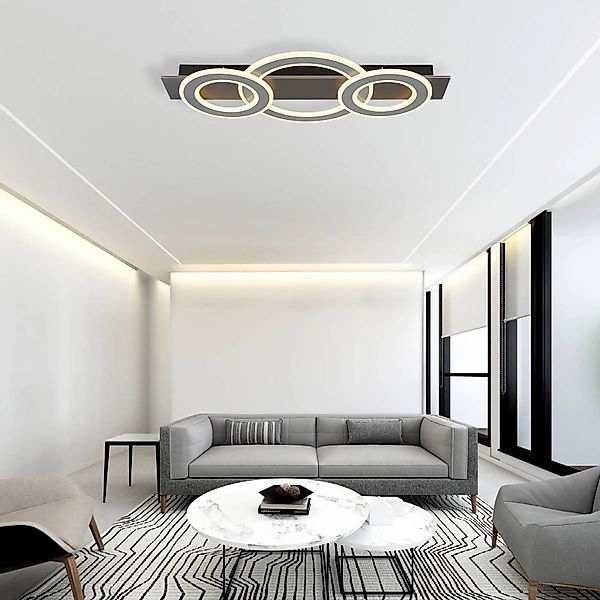 GLOBO LIGHTING Deckenleuchte »JAYDEN«, Leuchtmittel LED-Modul   LED fest in günstig online kaufen