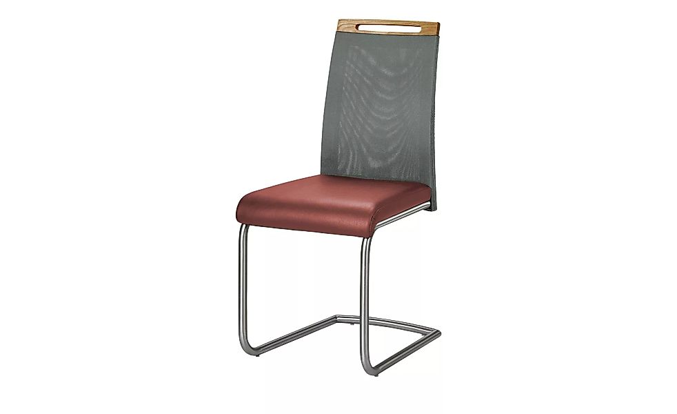 Wohnwert Schwingstuhl  Mero - rot - 43,5 cm - 100 cm - 57,5 cm - Stühle > E günstig online kaufen