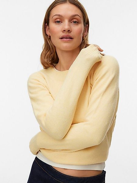Vero Moda Rundhalspullover VMDOFFY LS O-NECK BLOUSE GA NOOS Materialmix, re günstig online kaufen