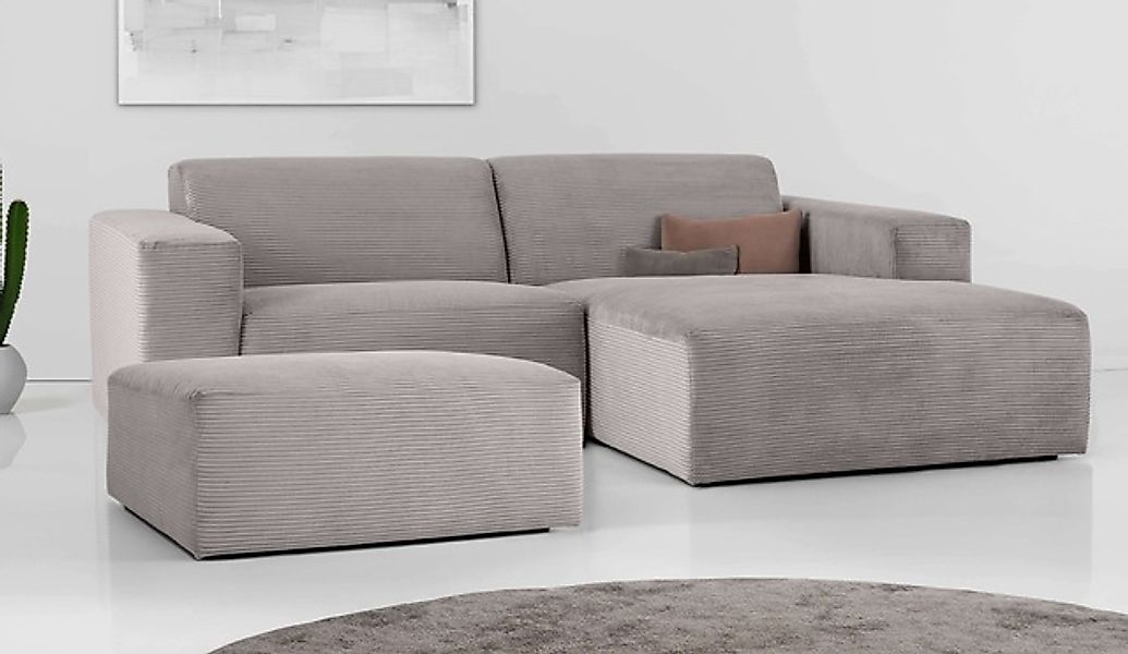 INOSIGN Ecksofa »Koa,228cm, L-Form, Modulsofa, Webstoff, Cord, Struktur« De günstig online kaufen