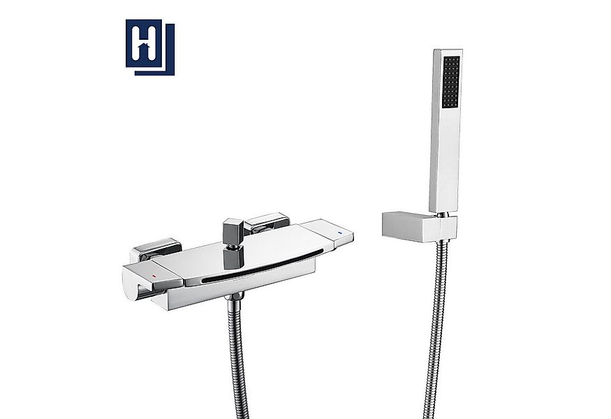 HOMELODY Duscharmatur Wasserfall Wasserhahn Bad Duscharmatur komplett set M günstig online kaufen