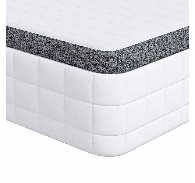 Boxspringmatratze Matratze 2 pcs Weiß und Grau 60 x 200 cm Bonell Feder, vi günstig online kaufen