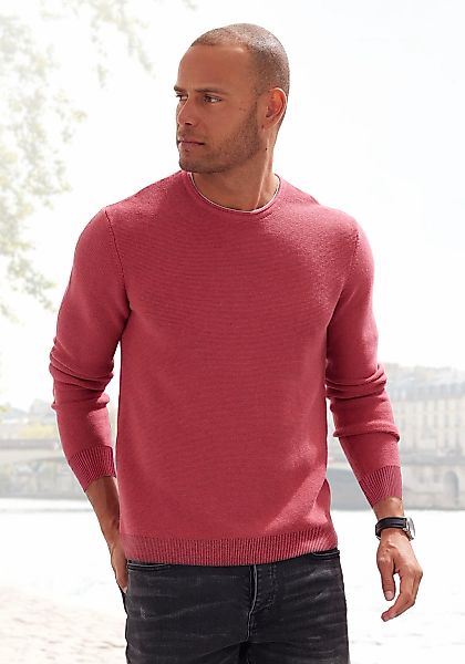 AUTHENTIC LE JOGGER Strickpullover mit Double-Layer günstig online kaufen