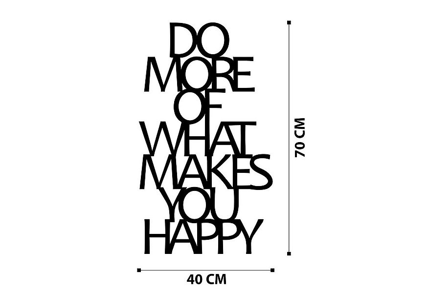 Wallity Wanddekoobjekt 100% METAL (Thickness: 1,2mm), 41 x 50 cm Z1130 günstig online kaufen