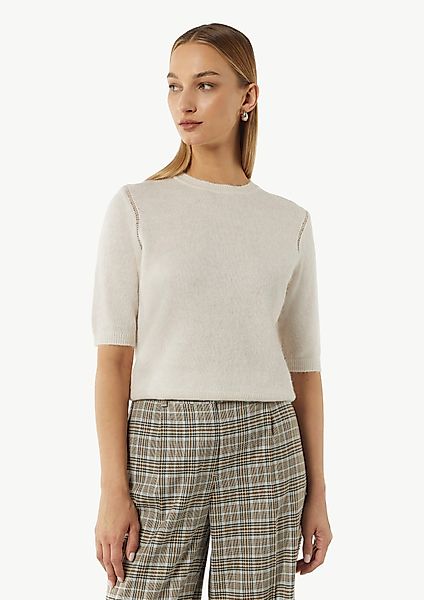 comma casual identity Kurzarmshirt Kurzarmpullover aus günstig online kaufen