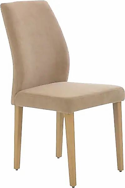 K+W Komfort & Wohnen 4-Fußstuhl "6193" () Aqua Clean mit Massivholzbeinen i günstig online kaufen