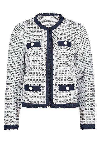 Betty&Co Strickjacke "Betty & Co Strick-Cardigan mit Rundhalsausschnitt", S günstig online kaufen