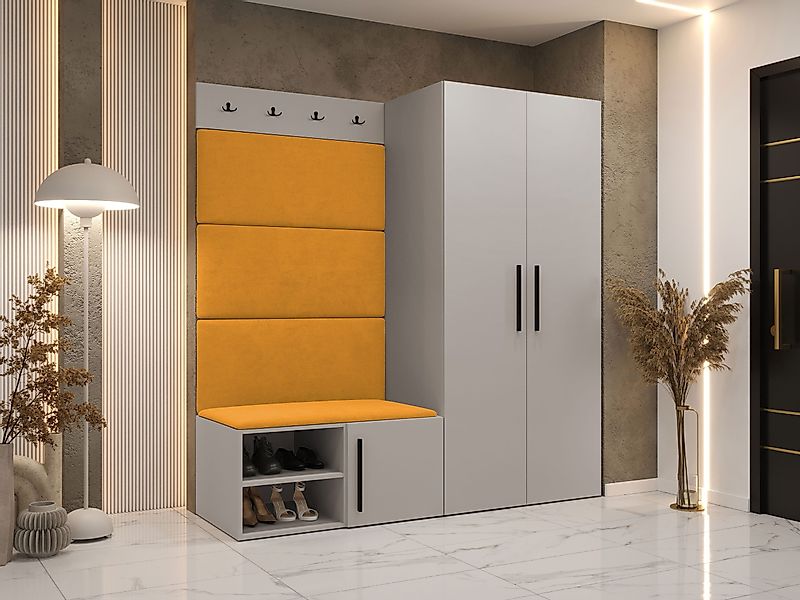 MIRJAN24 Garderoben-Set Medi I, (Drehtürenschrank, Schuhschrank, günstig online kaufen