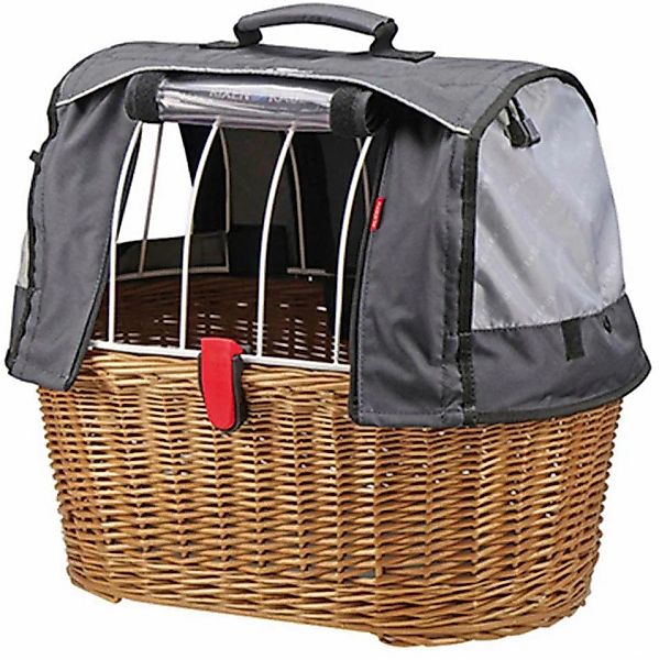 KlickFix Fahrradkorb "Weidenkorb Doggy Basket Plus" günstig online kaufen