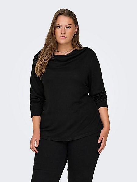 ONLY CARMAKOMA Blusenshirt Plus Size V-Ausschnitt Langarm Regular Fit CARAL günstig online kaufen
