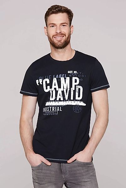 CAMP DAVID Rundhalsshirt, aus Baumwolle günstig online kaufen