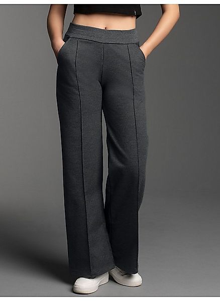 Trigema Jerseyhose TRIGEMA Jogginghose mit weitem Bein (1-tlg) günstig online kaufen