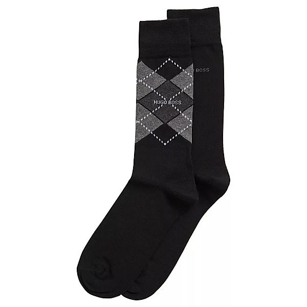 Boss Rs Argyle Cc Socken 2 Paare EU 43-46 Black günstig online kaufen