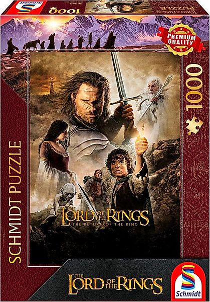 Schmidt Spiele Puzzle Herr der Ringe, The Return of the Ring, 1000 Puzzlete günstig online kaufen