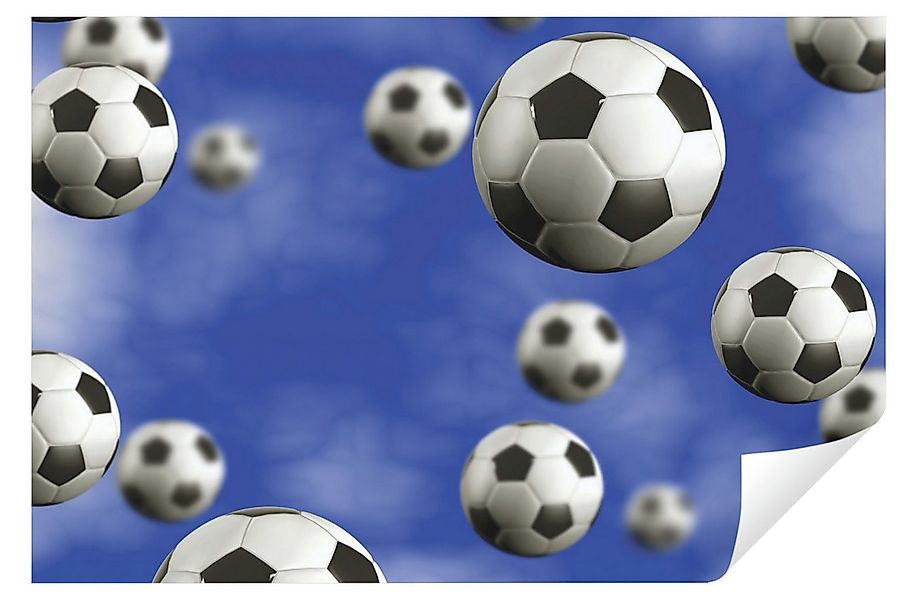 Wallarena Fototapete Kinderzimmer Jungen Fußball Tapete Wandtapete 368x254, günstig online kaufen