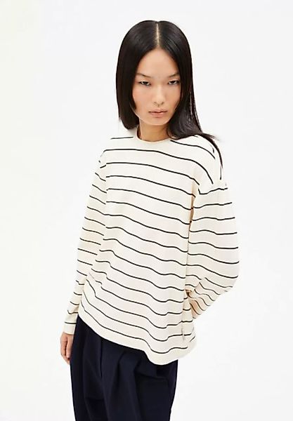 Armedangels Longsleeve MARYNAA FINE STRIPE Damen Loose Fit aus Bio-Baumwoll günstig online kaufen