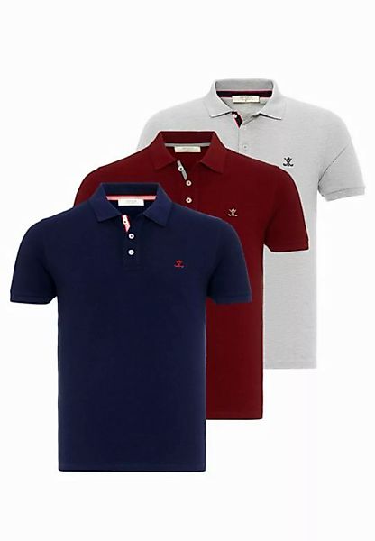 Antioch Poloshirt Elroy - Polo Neck - 3 Pack - Short Sleeve - Regular Fit günstig online kaufen