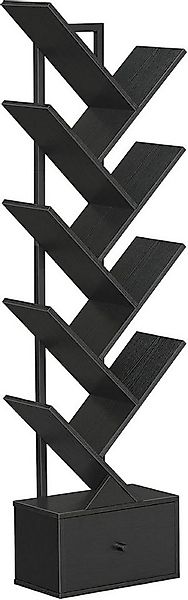 Hoobro Bücherregal, Standregal mit 9 Ebenen, Bücherturm Freistehend, für Wo günstig online kaufen