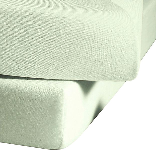 fleuresse Spannbettlaken "Ines hochwertiger Jersey aus reiner Baumwolle," a günstig online kaufen