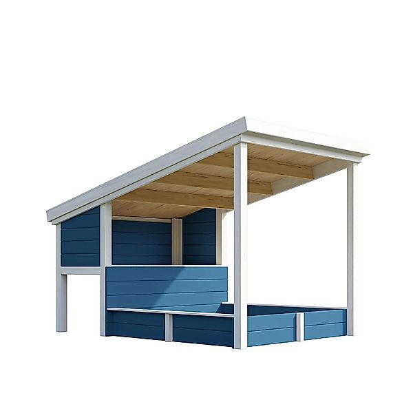 Lasita Sandkasten Pippi 1 Blau 158,6 cm x 247,1 cm günstig online kaufen