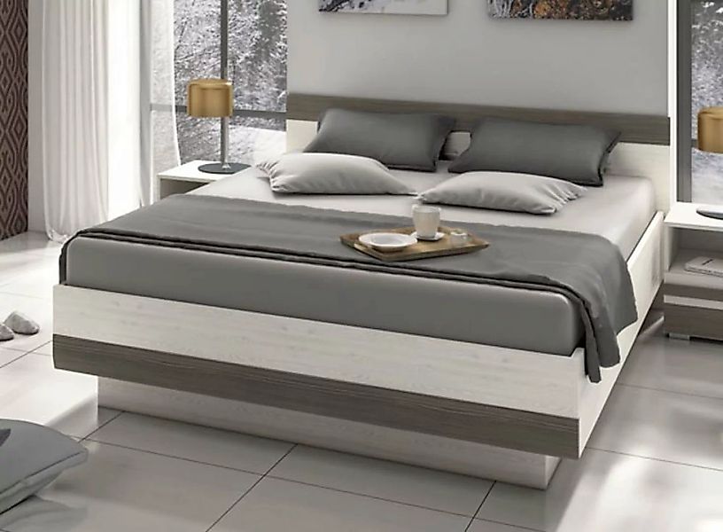 Feldmann-Wohnen Bett Blanco, B/T/H: 170 cm / 206 cm / 97 cm günstig online kaufen