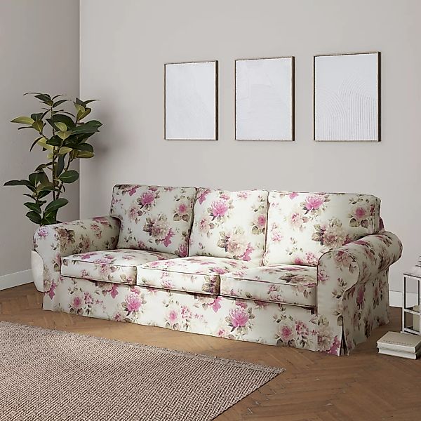 Bezug für Ektorp 3-Sitzer Schlafsofa, neues Modell (2013), beige- rosa, 40c günstig online kaufen