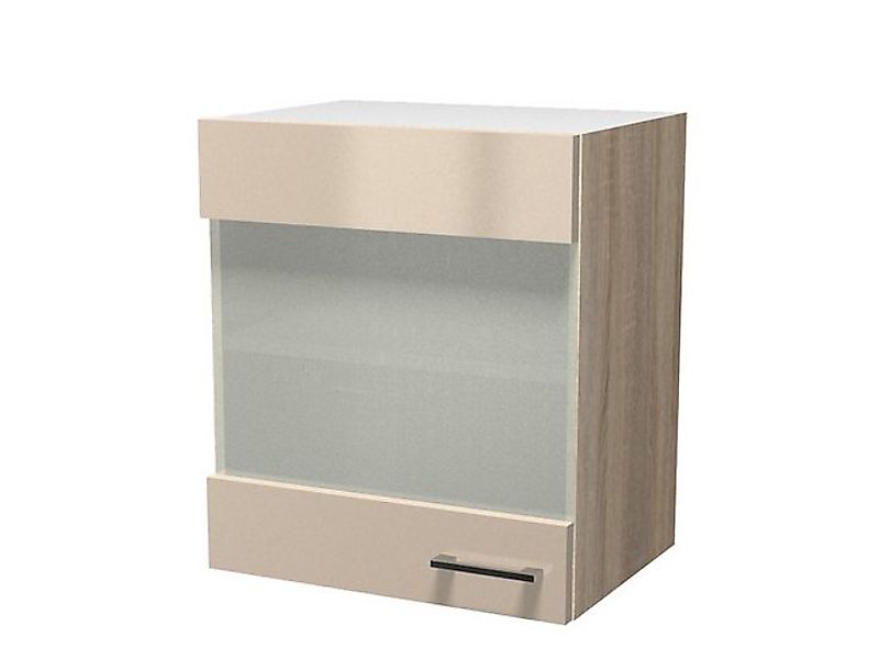 Flex-Well Glashängeschrank Glashängeschrank Küche - 50 cm breit - Kaschmir günstig online kaufen