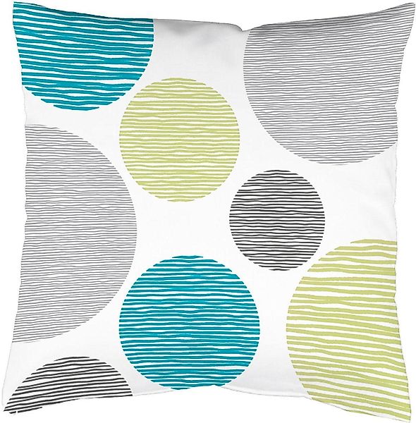 Home Basics Gardine Kissenhülle BORDEN samt, günstig online kaufen