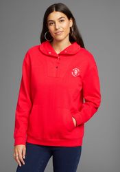 DELMAO Sweatshirt mit Troyer Kragen - günstig online kaufen