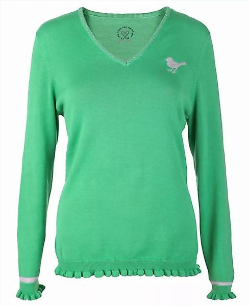 girls golf Trainingspullover Girls Golf Pullover 'Basic Ruffle' Grün Damen günstig online kaufen