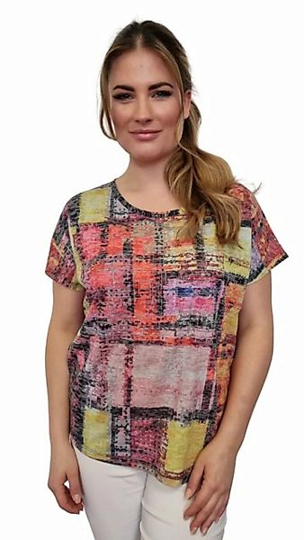 Estefania for woman T-Shirt in Allover-Print mit kleinen Strassbesatz günstig online kaufen