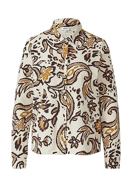 s.Oliver Langarmbluse T-Shirt Hemdbluse aus Jersey günstig online kaufen