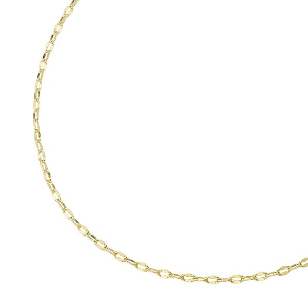 Luigi Merano Goldkette "fantasieförmig mit diamantierten Gliedern, Gold 375 günstig online kaufen