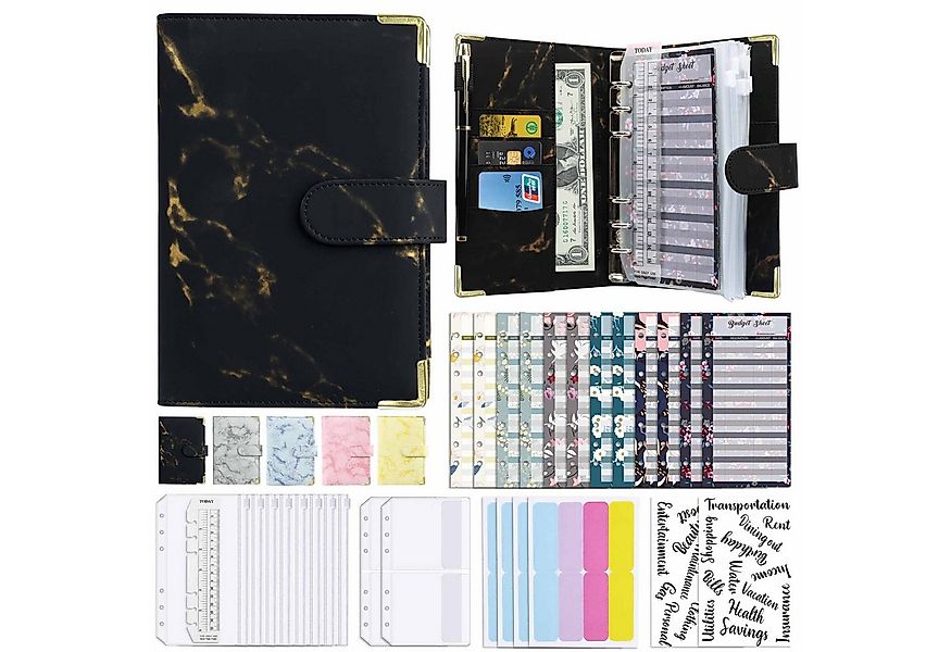 KINSI Ringbuchmappe Budgetplanungsnotizbuch, 6-Loch-Loseblatt, A6-Budget-No günstig online kaufen