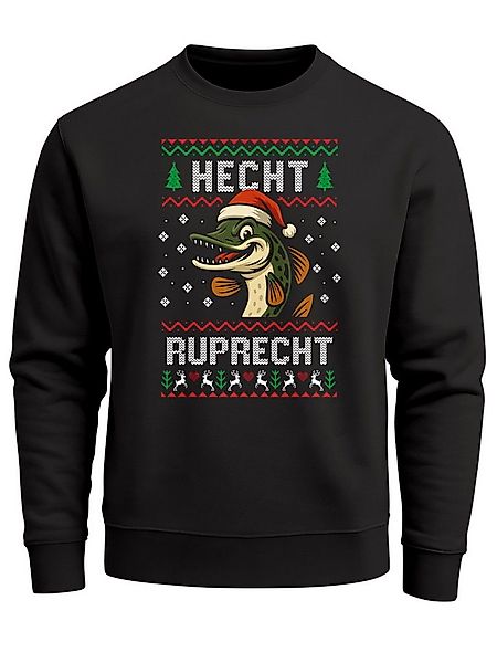 MoonWorks Sweatshirt Sweatshirt Herren Ugly Christmas Sweater Hecht Ruprech günstig online kaufen