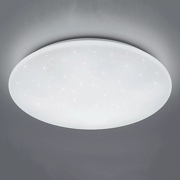Reality LED-Deckenleuchte Kato Weiß Ø 60 cm mit Sternenhimmel günstig online kaufen