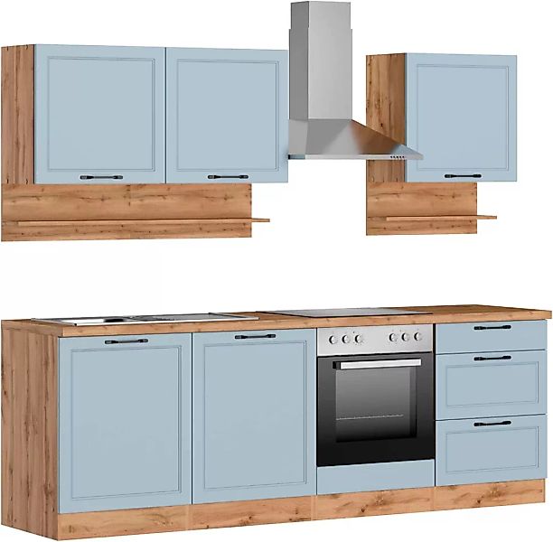 Kochstation Küche »KS-Lana«, 240 cm breit, wahlweise mit oder ohne E-Geräte günstig online kaufen