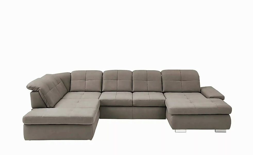 Lounge Collection Wohnlandschaft aus Mikrofaser Affair ¦ braun ¦ Maße (cm): günstig online kaufen